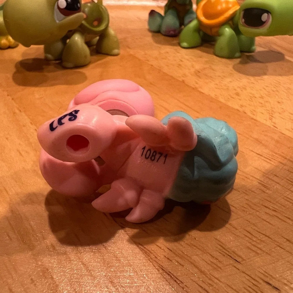 Littlest Pet Shop Reptile Lot Turtle Gecko Salamander Snail LPS Hasbro 5pc